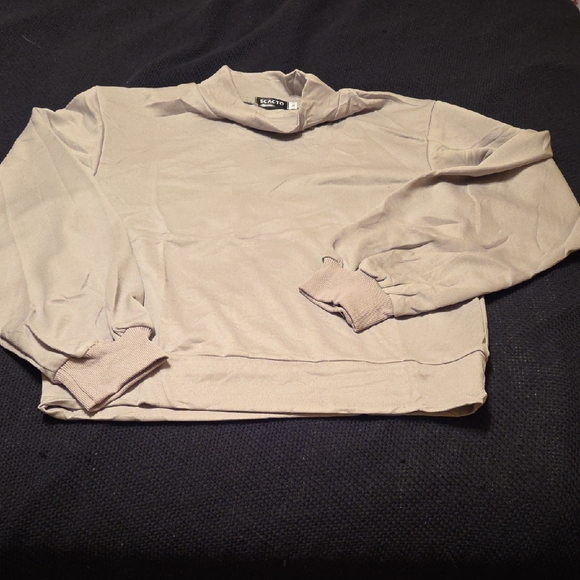 Scacto Tops - Scacto NWT Casual Soft Grey Crewneck Sweatshirt, Size Lg-xl